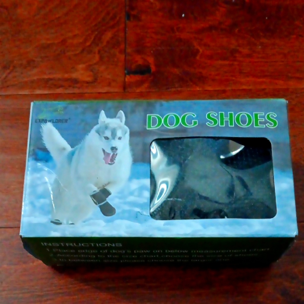 Expawlorer Dog shoes with carrying bag XXL King Wal King Black NIB
